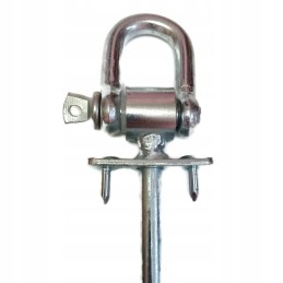 M12/200 sūpynių tvirtinimas su apkabomis ir kaiščiais