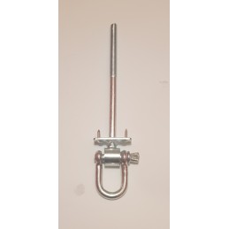 M12/200 sūpynių tvirtinimas su apkabomis ir kaiščiais