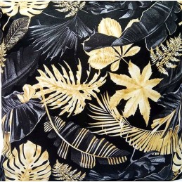 Kvadratinė pagalvėlė taburetei 30x30 lapelių, mišrainė, dalis