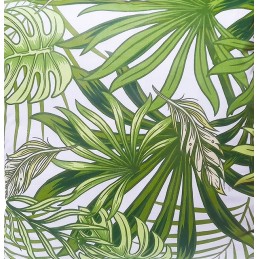 Kvadratinė išmatų pagalvėlė, 30 cm, 100% medvilnė, žali delnai