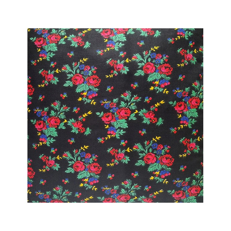 Kvadratinė pagalvėlė taburetė, 30 cm, 100% aukštumos medvilnė, juoda