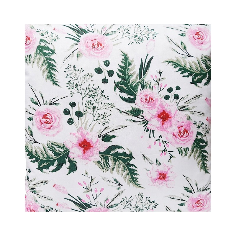 Kvadratinė pagalvėlė taburetė 30cm rožės sode bi