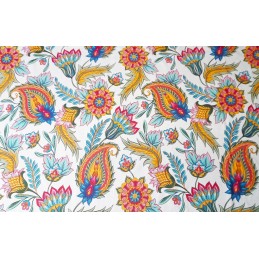 Kvadratinė pagalvėlė taburetė, 30 cm, gėlės iš łowicki