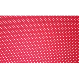 Kvadratinė pagalvėlė taburetei 30x30 žirnių raudona