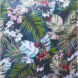 Kvadratinė pagalvėlė 30x30 tropinei taburetei