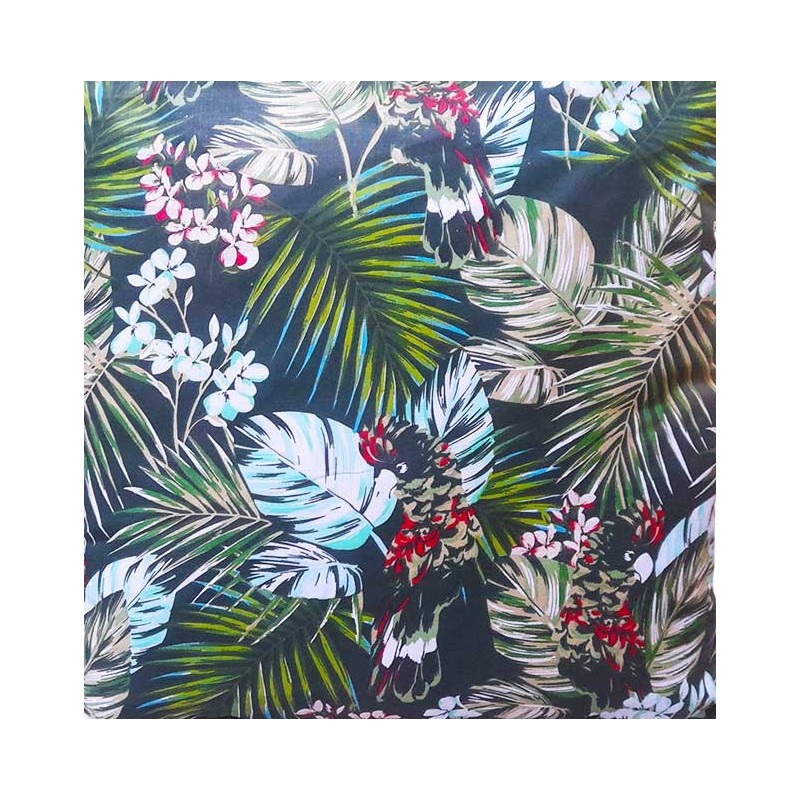 Kvadratinė pagalvėlė 30x30 tropinei taburetei