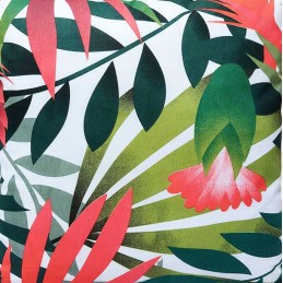 Kvadratinė pagalvėlė taburetė 30 palmių lapų mišinio dalis