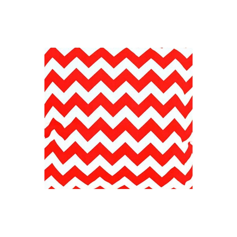 Kvadratinė taburetė pagalvėlė 30cm raudona zigzago