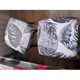 Kvadratinė pagalvėlė taburetė 30cm medvilnė 100% velykinė žalia, velykiniai kiaušiniai