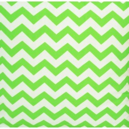 Kvadratinė taburetė pagalvėlė 30cm žalia zigzago