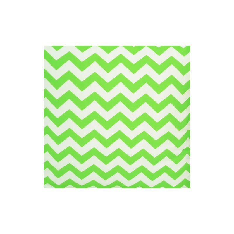 Kvadratinė taburetė pagalvėlė 30cm žalia zigzago