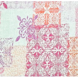 Kvadratinė taburečių pagalvėlė 30x30 mandalų