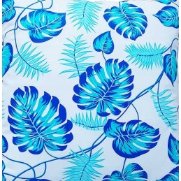 Kvadratinė taburetė pagalvėlė 30 monstery turquoise bt