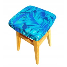 Kvadratinė taburetė pagalvėlė 30 monstery turquoise bt