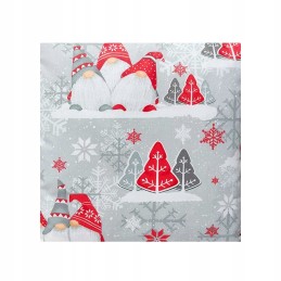 Kvadratinė pagalvėlė taburetė 30x30 raudoni nykštukai