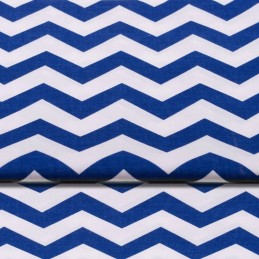 Kvadratinė taburetė pagalvėlė 30cm tamsiai mėlyna zigzago