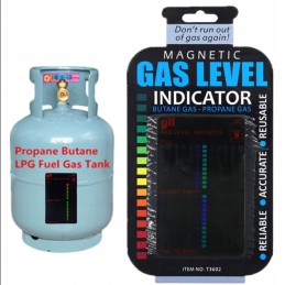 Magnetinis dujų lygio indikatorius dujų balione