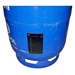 Magnetinis dujų lygio indikatorius dujų balione