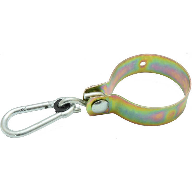 80mm sūpynės spaustukas + karabinas