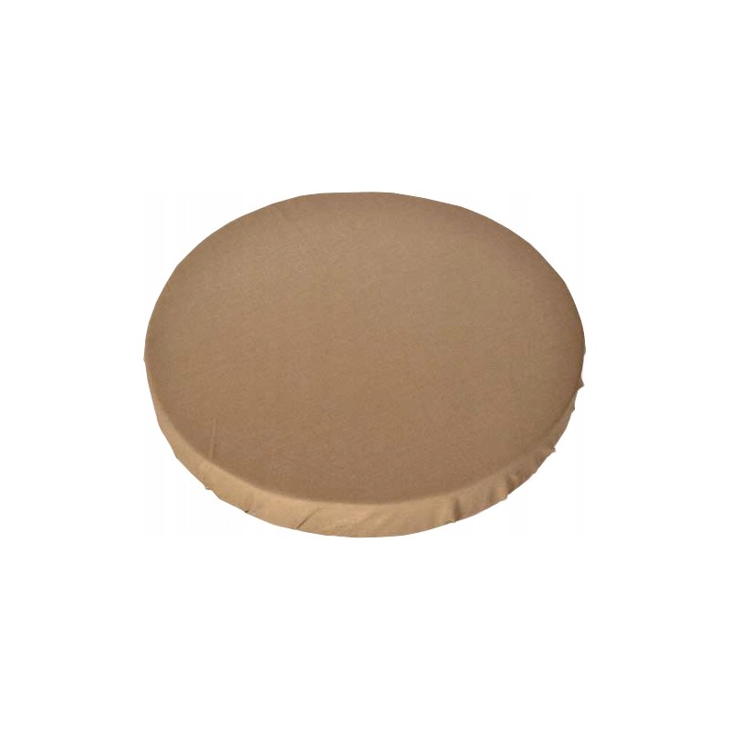 Apvalus pagalvės užvalkalas, 100% medvilnė, 35 cm kapučino