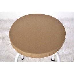 Apvalus pagalvės užvalkalas, 100% medvilnė, 35 cm kapučino