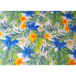 Apvalus pagalvės užvalkalas, 100% medvilnė, 35cm, gėlės sode