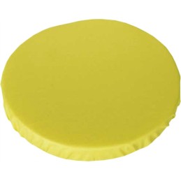 Apvalus pagalvės užvalkalas, 100% medvilnė, 35 cm, geltona