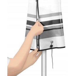 Livarno Namų sodo skėčio užvalkalas 300 x 170 cm puiki kaina