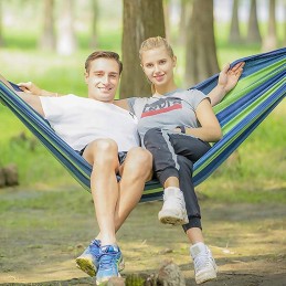 Tvirtas sodo hamakas 1 asmeniui supamasis gultas + užvalkalas 200x70 cm