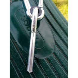 Sūpynių kablys su užspaudžiamu kabliu M10 310 mm