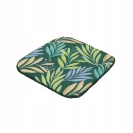 Žalia patio dodo šezlongo pagalvė, kėdės sėdynė, lapų raštas