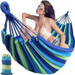 Didelis, stiprus xxl hamakas 1 asmeniui, 200x80, 200kg