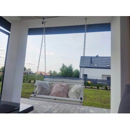 Sūpynių tvirtinimas pančiais, varžtu, rankena 130 mm