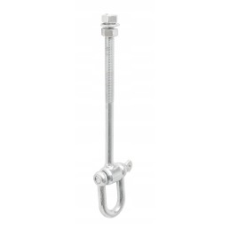 Sūpynių tvirtinimas pančiais, varžtu, rankena 130 mm