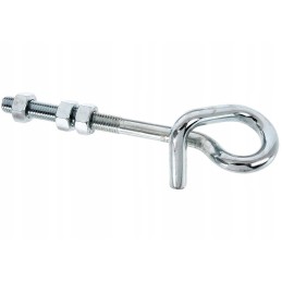 Kabliukas su srieginiu matuokliu ir prisukamas atrama. tipo