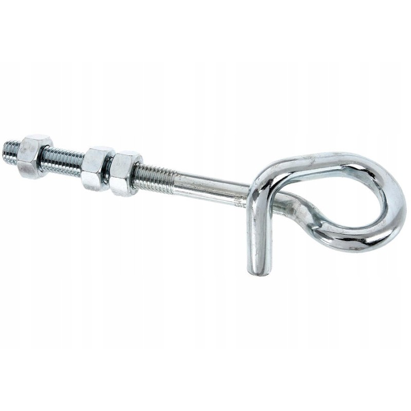 Kabliukas su srieginiu matuokliu ir prisukamas atrama. tipo