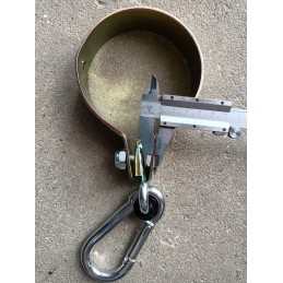 Tvirtinimo spaustukas kvadratinėms sūpynėms 100x100