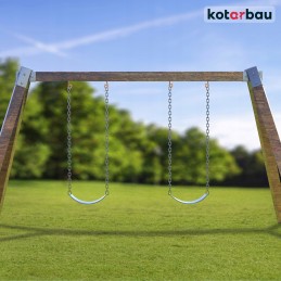 2x sūpynės kablio medinės sijos varžtų laikiklis m12