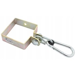 Sūpynių kabliukas su spaustuku 90/3mm kvadratinei sijai