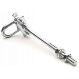 Sūpynių kablys su apkabomis m10 x 200 mm + kaiščiai