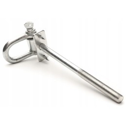 Sūpynių kablys su apkabomis m12 x 200 mm + kaiščiai