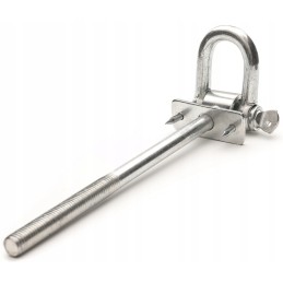 Sūpynių kablys su apkabomis m12 x 200 mm + kaiščiai