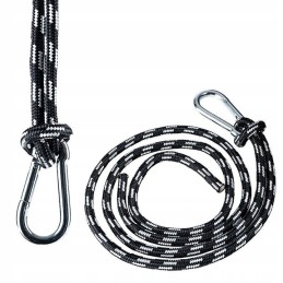 Hamako tvirtinimo virvė 1vnt karabinų sūpynių rinkinys