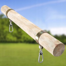 Užspaudžiamas sūpynės kablio karabino tvirtinimas 120 mm