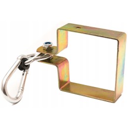 Sūpynių spaustukas 90x90 su karabinu