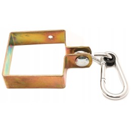 Sūpynių spaustukas 90x90 su karabinu