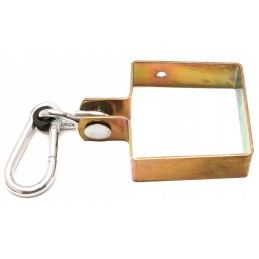 Sūpynių spaustukas 90x90 su karabinu