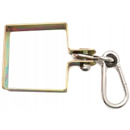 Sūpynių spaustukas 90x90 su karabinu