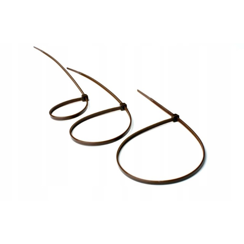 Kabelių raiščiai - rudi