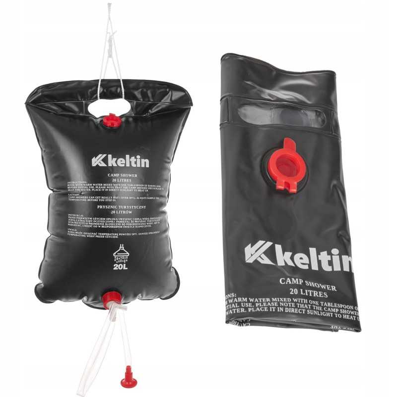 Turistinio saulės kempingo dušas, lauko keliautojas, 20l, Keltin K00400